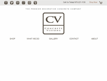 Tablet Screenshot of concrete-visions.com